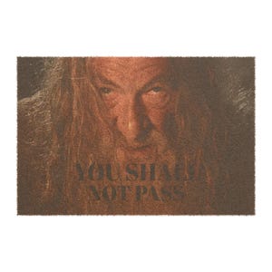 You Shall Not Pass Welcome Mat