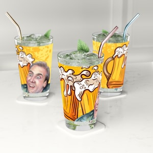 Cage Beer Pint Glass