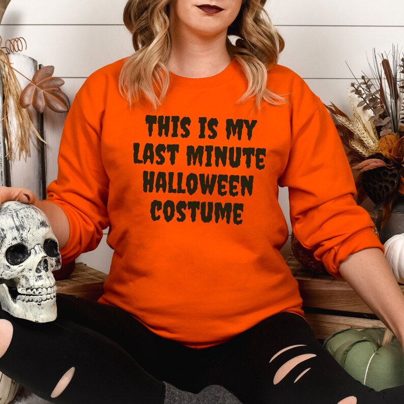 This is My Last Minute Halloween Costume SVG and PNG Perfect for Cricut