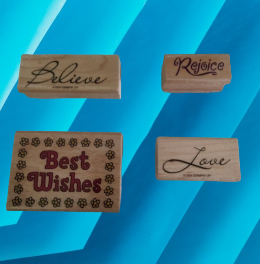 Rubber Stamps Set Etsy