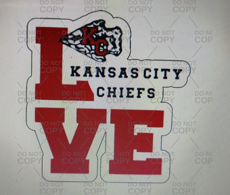 Kansas City Chiefs Decals Made to Order Etsy