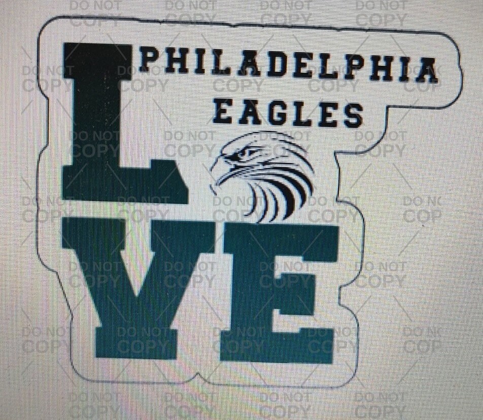 Philadelphia Eagles Decals Made to Order Etsy