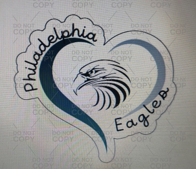 Philadelphia Eagles Decals Made to Order Etsy