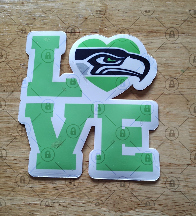 Seattle Seahawks Decal Made to Order Etsy