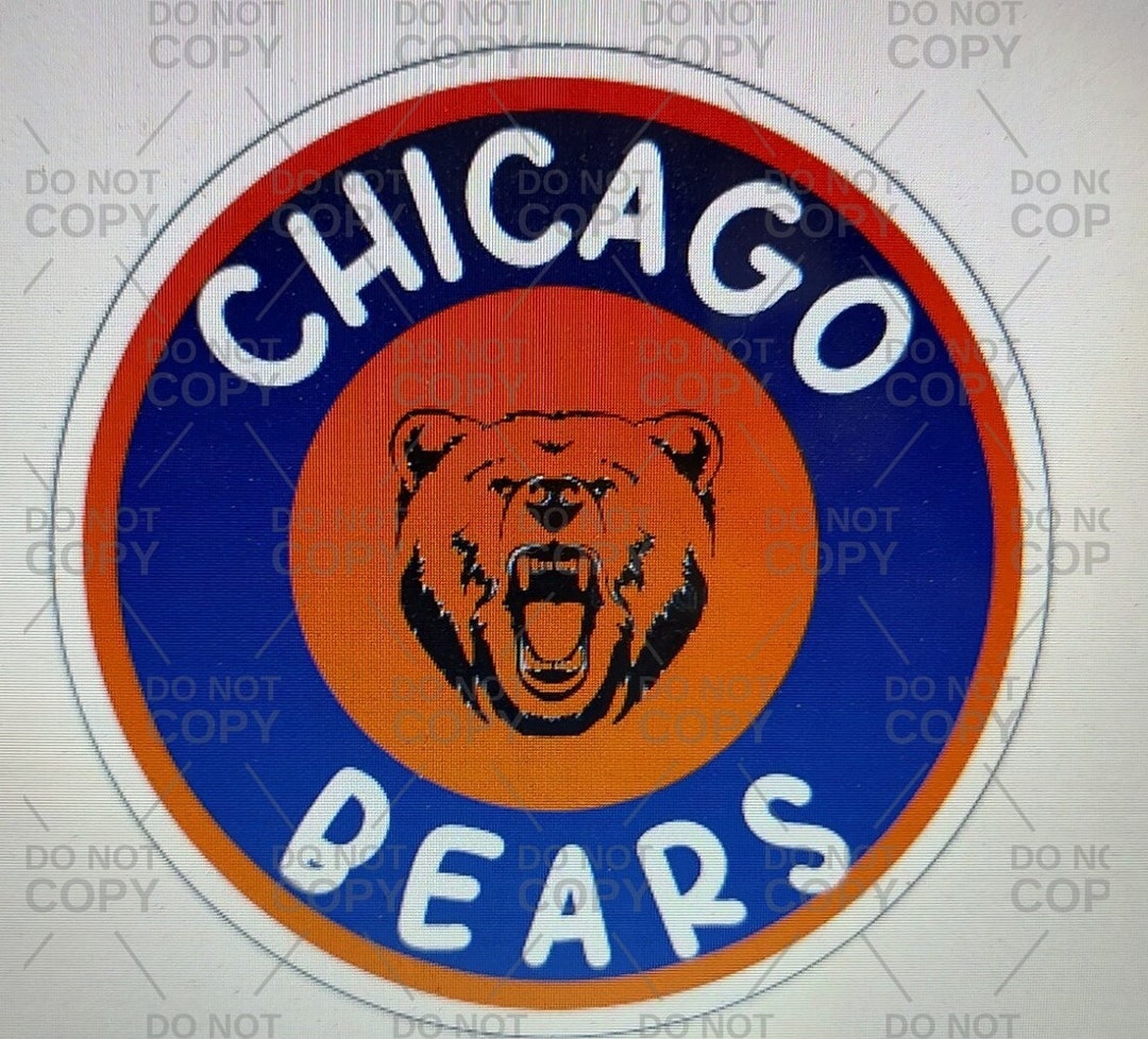 Chicago Bears Decals Made to Order Etsy