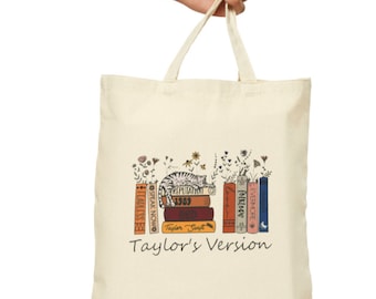 Taylor’s version book tote bag