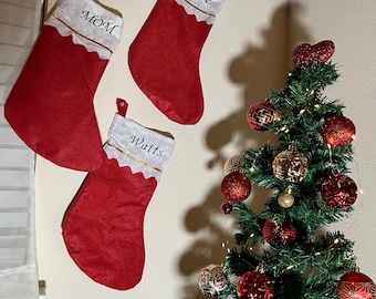 Personalized Christmas stockings