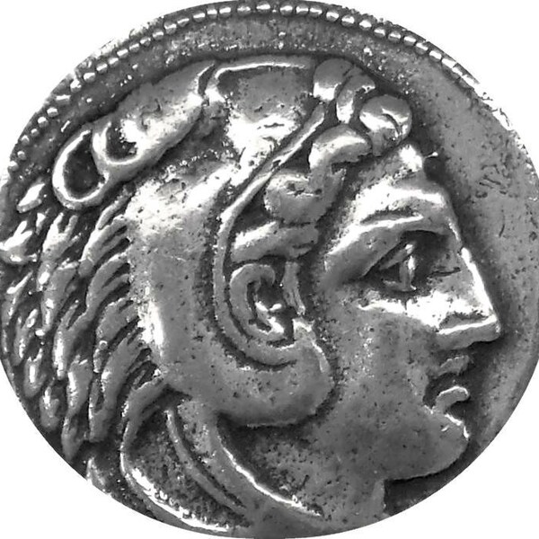 Alexander the Great and Zeus, Famous Ancient Greek Coin, Brilliant Military Strategist, Ruler of the known World, Son of Phillip II, 1S