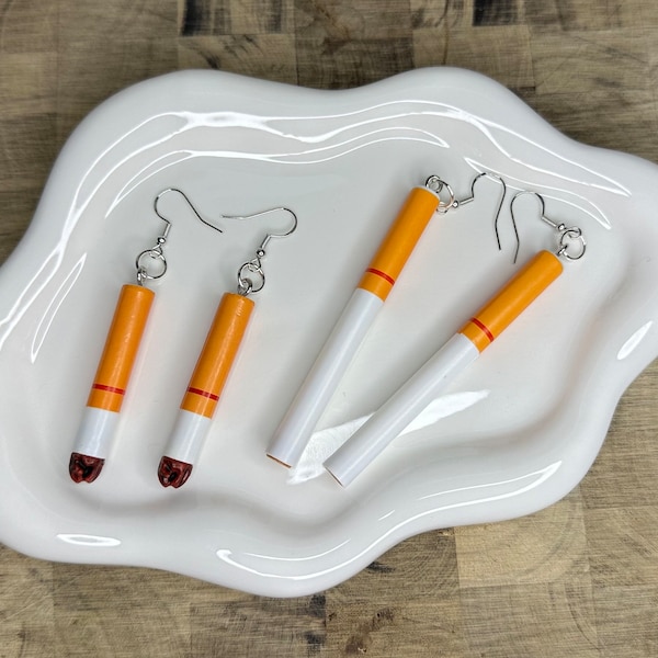 Cigarette earrings!