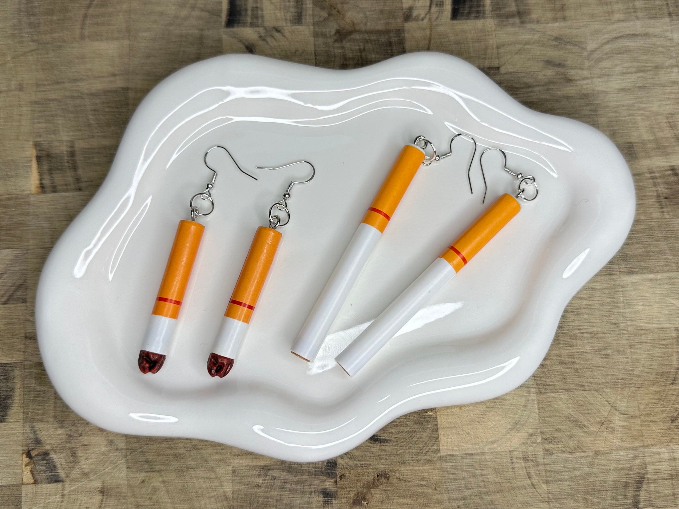 Cigarette Earrings!