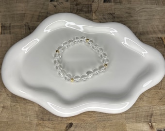 Clear quartz crystal bracelet!