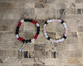 Bracelets assortis Princesse chewing-gum et Marceline !