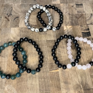 Matching marble sales bracelets