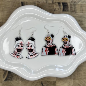 Clown dangle earrings!!