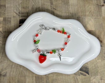 Strawberry charm bracelet!!