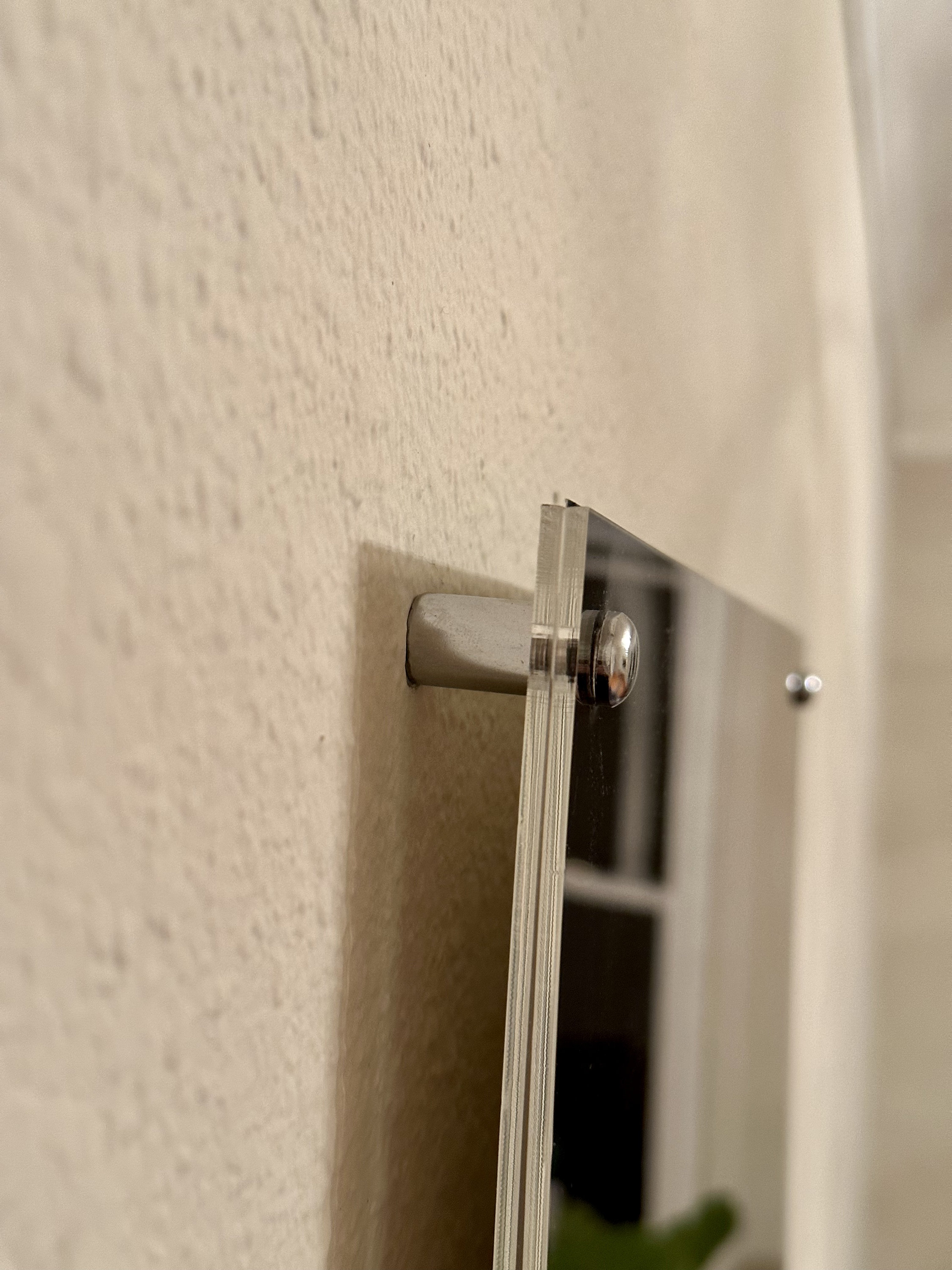 Double Panel Acrylic Frame, Floating Frames for Pictures, Wall Mount