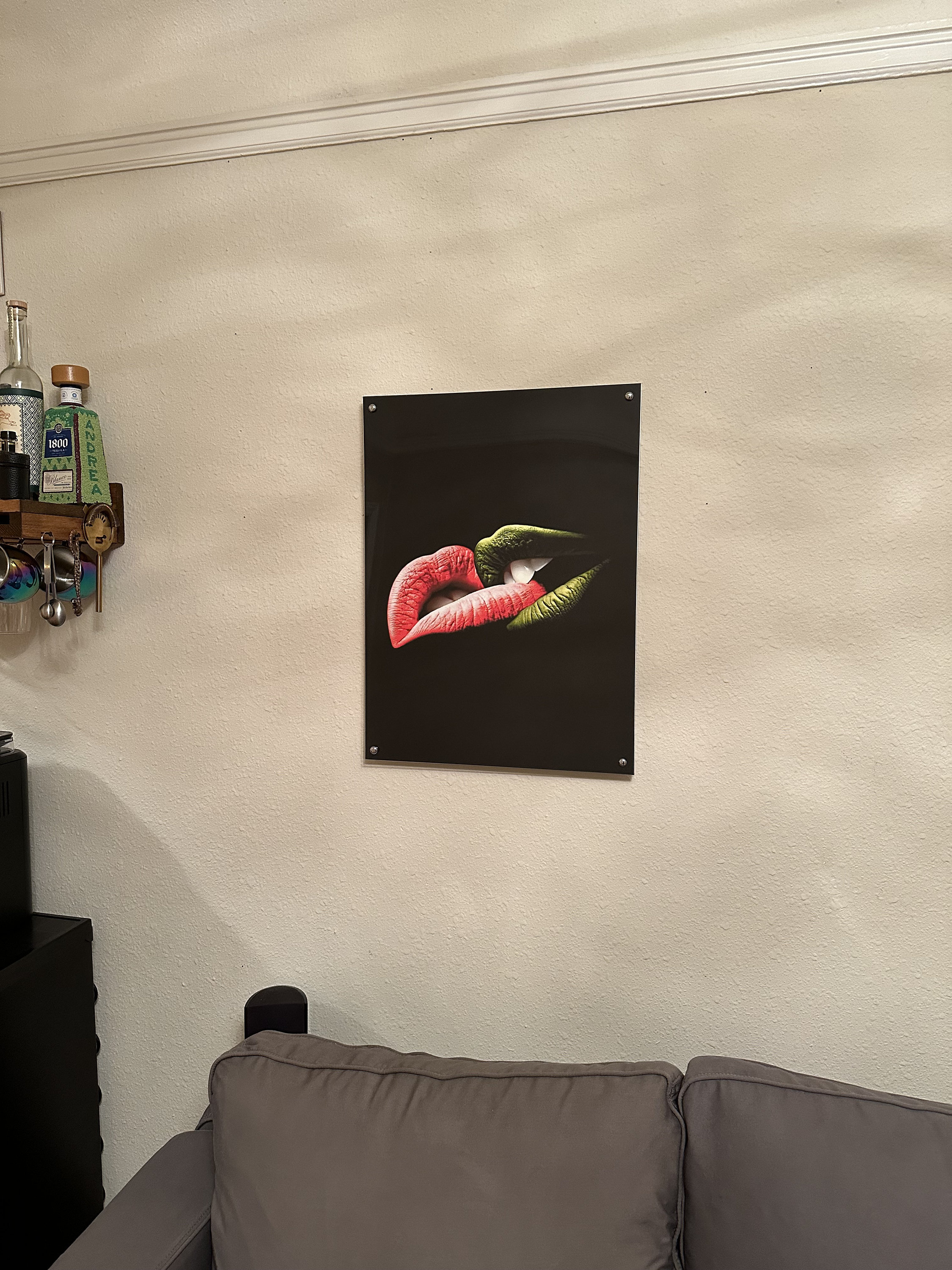 Double Panel Acrylic Frame, Floating Frames for Pictures, Wall Mount