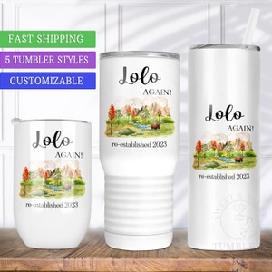 Lolo Again Tumbler, Filipino Grandpa Pregnancy Announcement Gift, 2nd Pregnancy Baby Reveal, Third Pregnancy Announce, Grandparents Gift