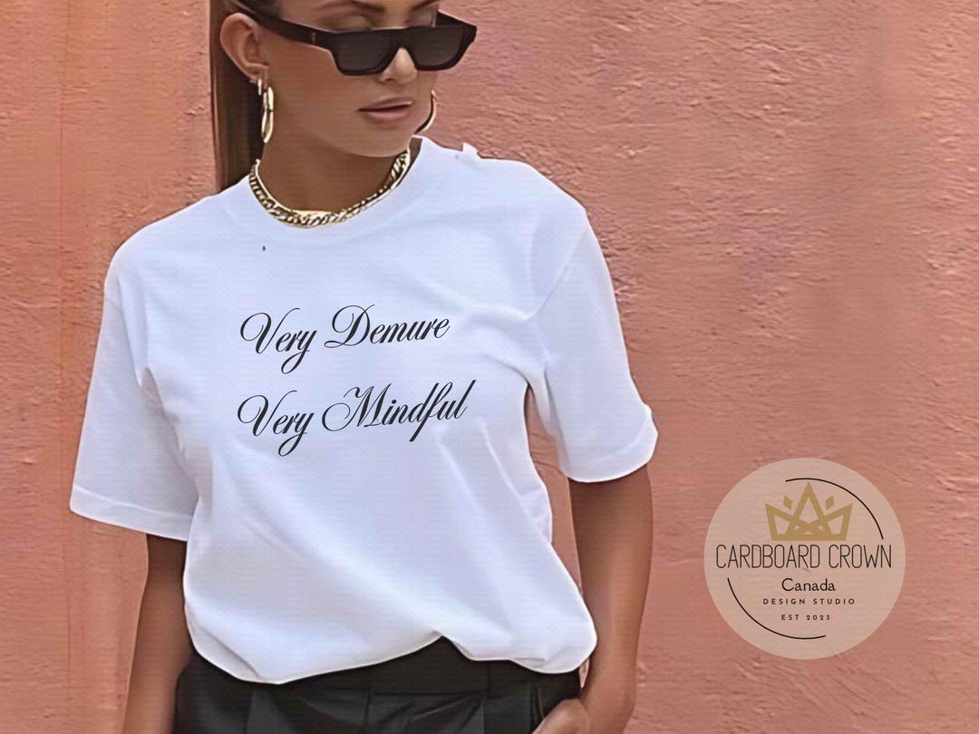 Very Demure Very Mindful T Shirt 1