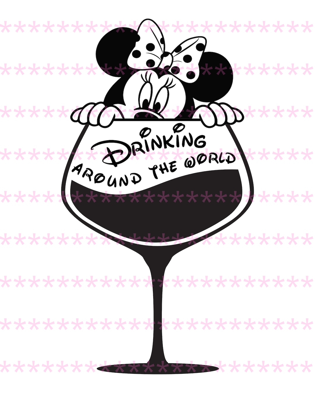 SVG Drinking Around the World EPCOT Cut File Cricut Silhouette Food and Wine Festival WDW Etsy