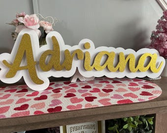 Personalisiertes 3D Namensschild