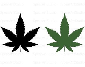 Marijuana Leaf SVG, Pot leaf SVG Download, SVG files for Cricut, Svg files for Silhouette, Digital Download, Svg Design, Cricut files