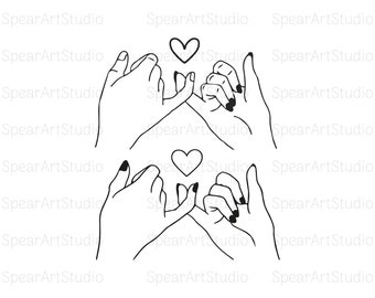 Best Friend Shirt PNG, Bestie Svg, Pinky Promise Svg, Sister Shirt Svg, Friends Shirt Svg, Cut File for Cricut Silhouette - Digital Download