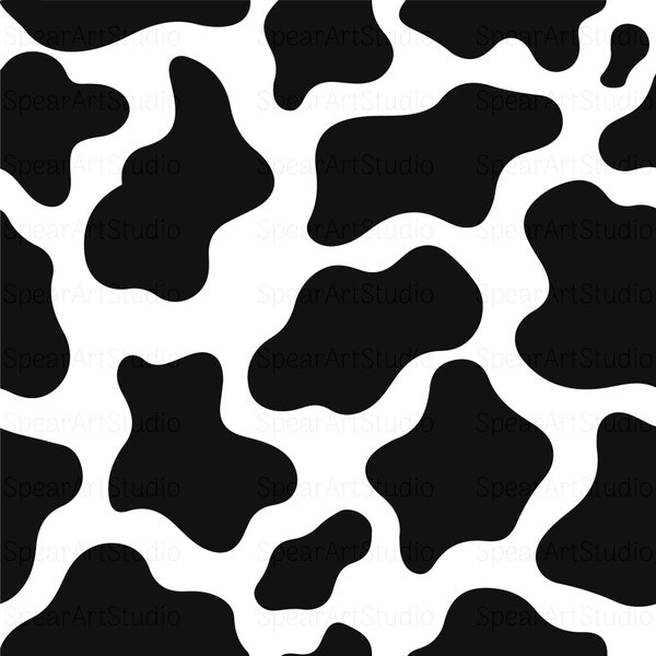 Cow print, Cow spots, Cow print pattern Instant Download SVG, PNG, PDF, ai, jpg digital download