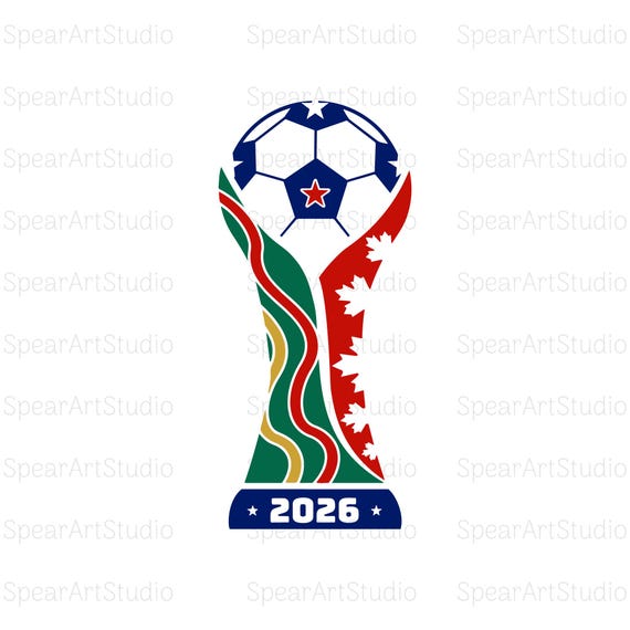 World Cup 2026 Svg, World Cup 2026 Png, United 2026 Football Svg, Soccer Trophy Design, Digital Download, Pdf-Ai-Jpeg