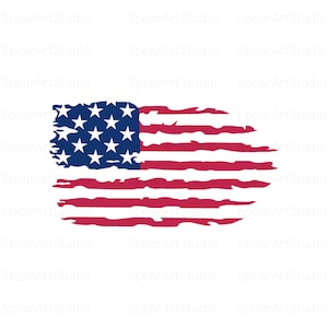 Distressed American flag svg, png, jpg, pdf, 4th of July svg, Instant Download, American Flag svg, Distressed Flag svg, Patriotic Flag svg