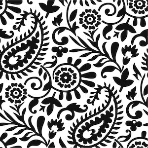 Bandana Svg, Paisly Svg, Bandana Pattern, Print SVG, Cutting files for Silhouette • Svg • Png • Jpeg • Pdf • Ai