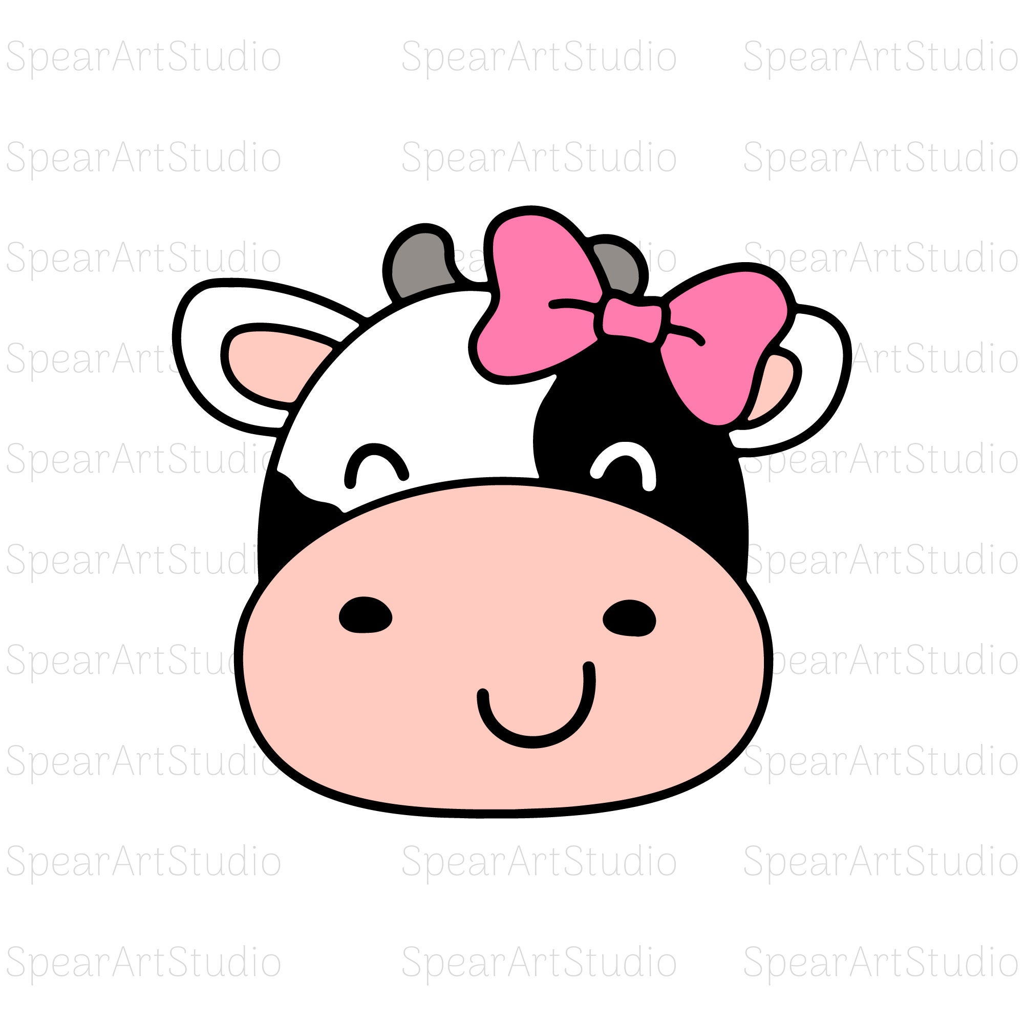 Cow Face Svg Cow Svg Cute Cow Svg Cow Cartoon Svg Cow Face - Etsy Finland
