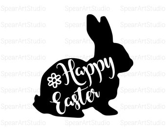 Happy Easter, Easter SVG, Easter Bunny Svg, Funny Easter Png, Bunny Svg, Instant Digital Download - SVG, Png, Jpeg, Pdf, Ai