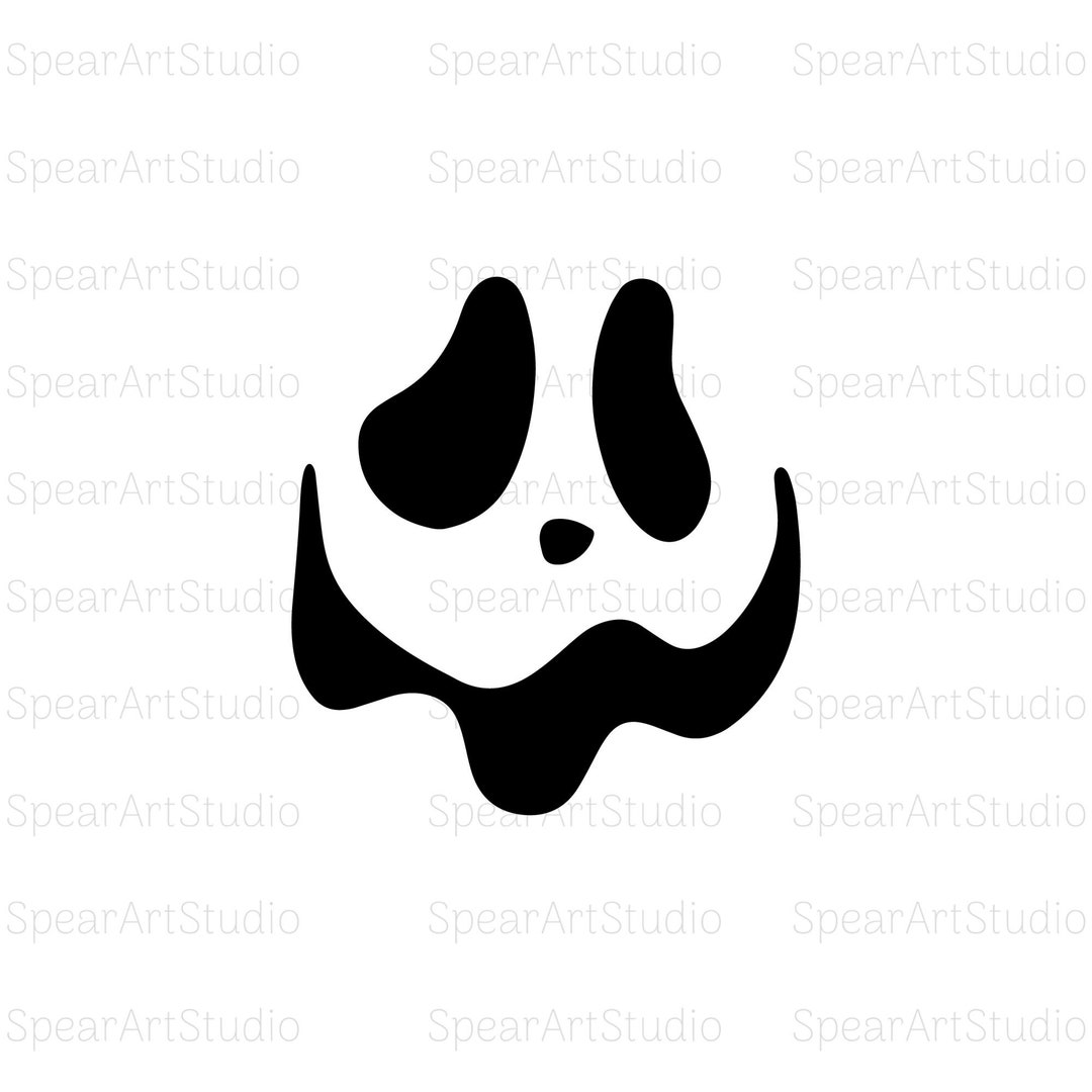 Ghost Horror Face Svg, Cute Ghost Face Svg, Halloween Faces Svg ...