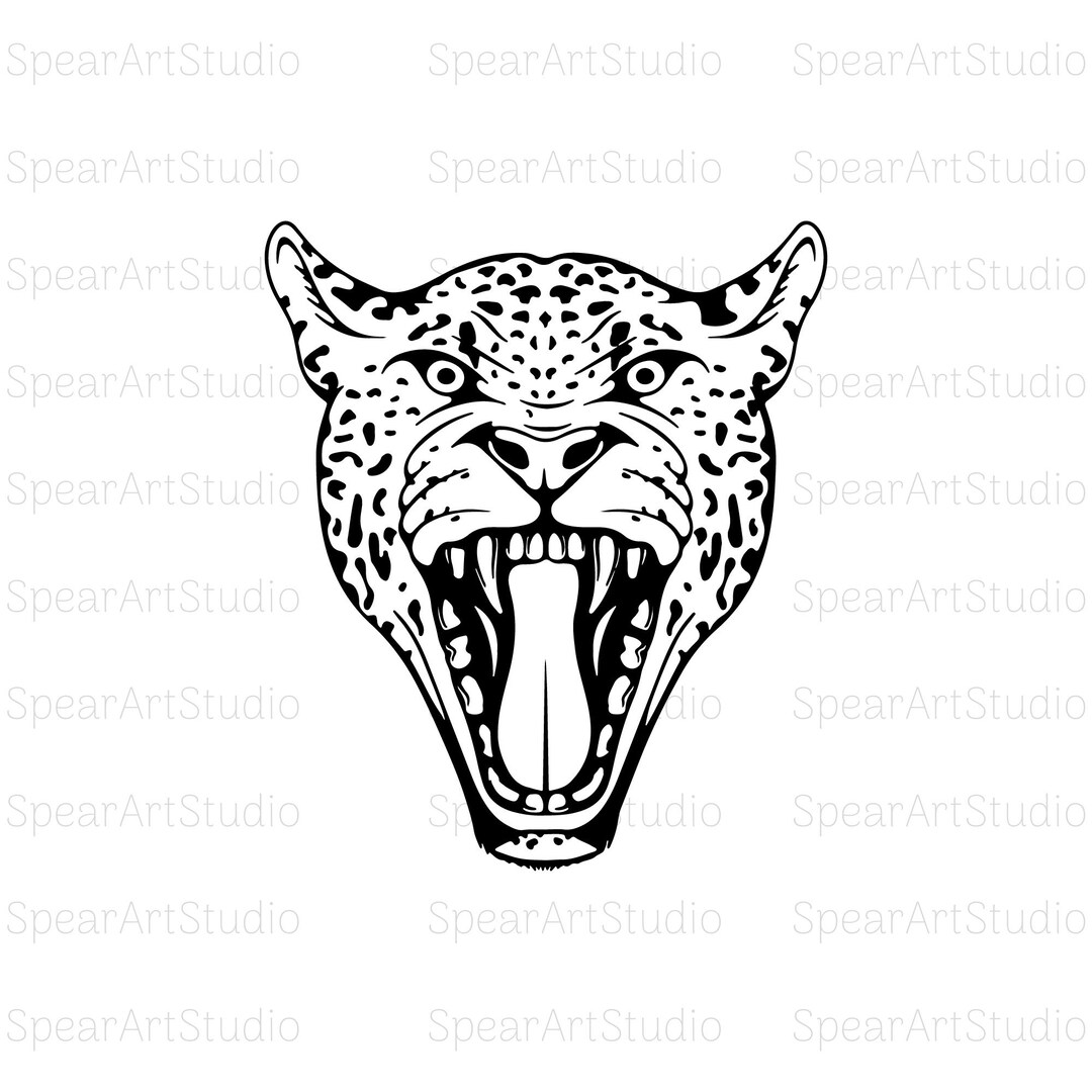 Panther Head Svg Panther SVG T-shirt Svg Panther Face SVG - Etsy