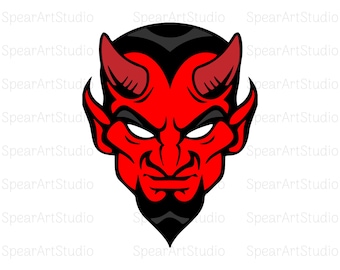 Devil Svg - Devil Face SVG Cricut Cut Files - jpg • png • pdf • svg • ai