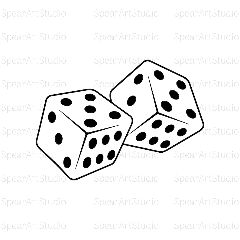 Dice Svg Two Dice Svg Casino Svg Gamble Svg Gambling Svg Etsy UK