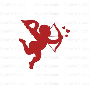 Amor svg, Amor Png, Valentinstag svg, Valentinstag svg, Valentine&#39;s Cupid svg, Cupid Cricut, Cupid Clipart, Silhouette, Jpeg, Pdf, Ai