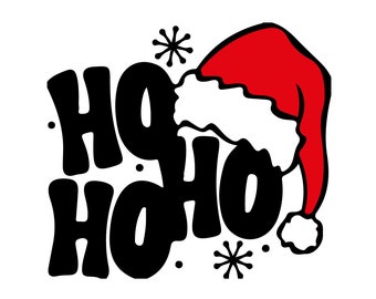 Ho Ho Ho SVG, cut file, Santa svg, Christmas svg