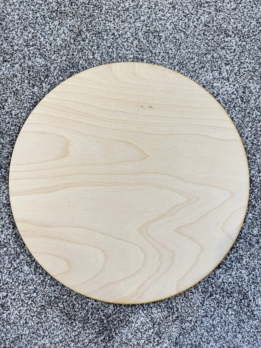 Unfinished Blank Wooden Circles 1/4 Various Sizes 4.5 6 8 10 12 15 18