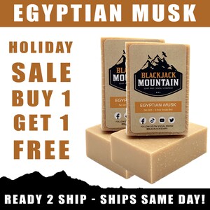 Egyptian Musk Men's Soap -  Great for Men's Gift - Guy Gift - Men's Soap