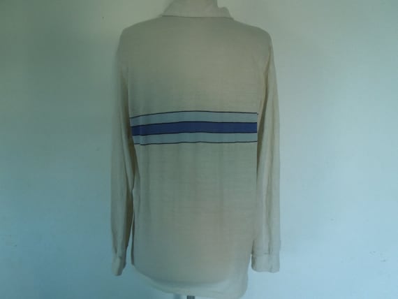 Vintage Ocean Pacific Wood Button Surf Polo Shirt… - image 2