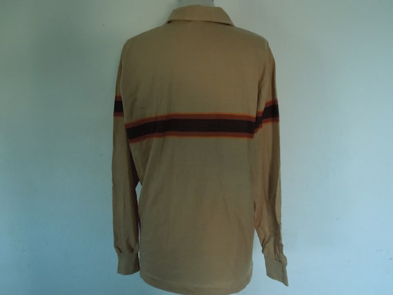 Vintage Ocean Pacific Wood Button Surf Polo Shirt… - image 2