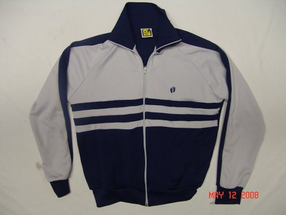 Vintage Hang Ten Polyester Track Jacket  Size L - image 1