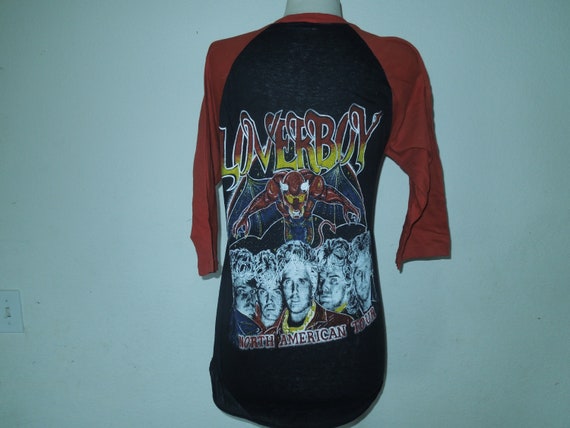 Vintage LOVER BOY Baseball t shirt Size XL - image 1