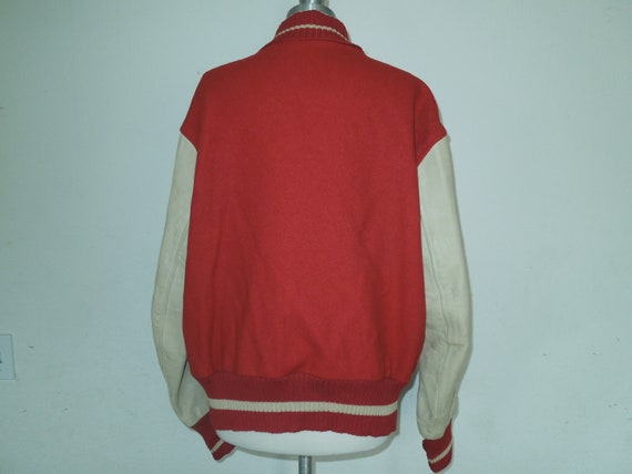 Vintage ALL STAR Letterman Wool Jacket Size 46 - image 2