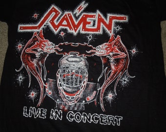 vintage RAVEN CONCERT T-Shirt Taille L