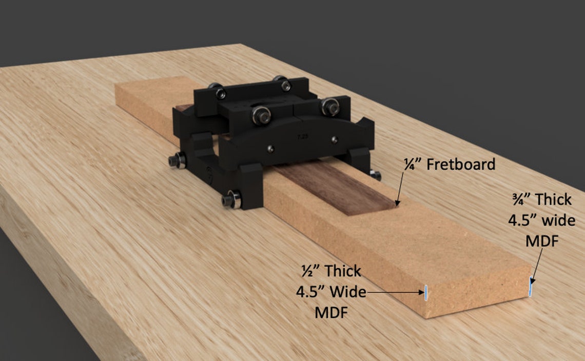 Fretboard Radius Jig Luthier Tool for Guitars Etsy
