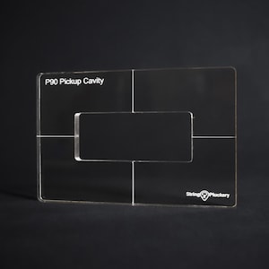 P90 Single Coil Guitar Pickup Routing Template