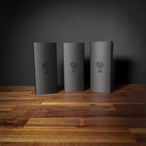 Luthier&#39;s-bundel (set van 3) - radiusschuurblokken voor gitaar met uitgebreid bereik (3,5&quot; breed)